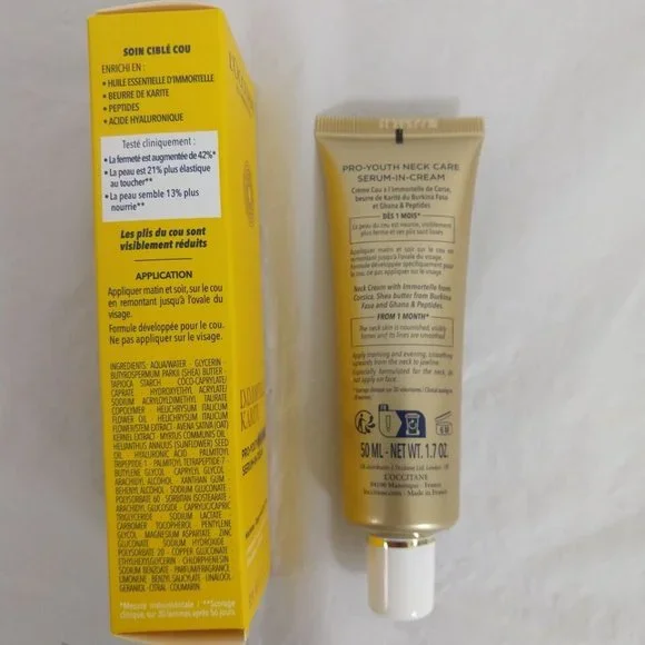 L'Occitane Immortelle Pro -Youth Neck Cream Serum in Cream 50ML